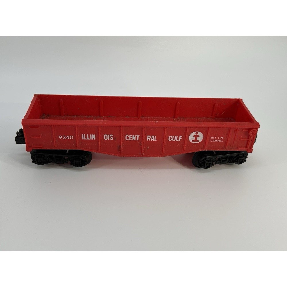 Lionel O Gauge 9340 Illinois Central Gulf Gondola Train Car